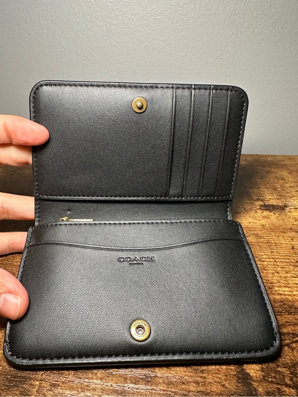 Coach Essential Slim Card Case - Picture 5 of 8
